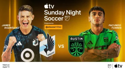 Official MLS match artwork representing a game available through league video coverage